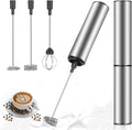 MOSUO Milk Frother Handheld Coffee Frother Electric Whisk, USB Rechargeable Foam Maker Bubbler Egg Beater for Latte Cappuccino Hot Chocolate