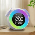 Children's Alarm Clock, Sleep Trainer with 15 Colour Light Alarm Clock, Snooze, Dual Alarm, Sunrise Simulator, Weekday/Weekend Mode, Digital Children's Alarm Clock for Boys and Girls